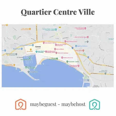 B027-nice Renovated Near Downtown - Apartment Cannes